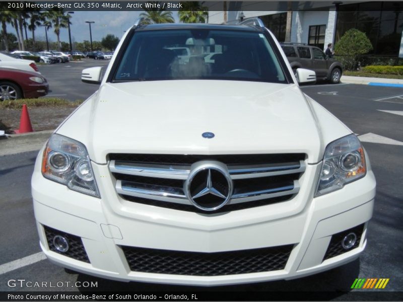 Arctic White / Black 2010 Mercedes-Benz GLK 350 4Matic