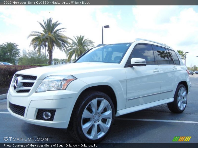 Arctic White / Black 2010 Mercedes-Benz GLK 350 4Matic