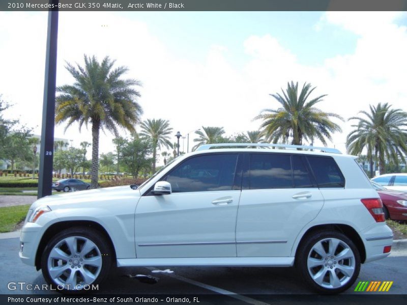 Arctic White / Black 2010 Mercedes-Benz GLK 350 4Matic