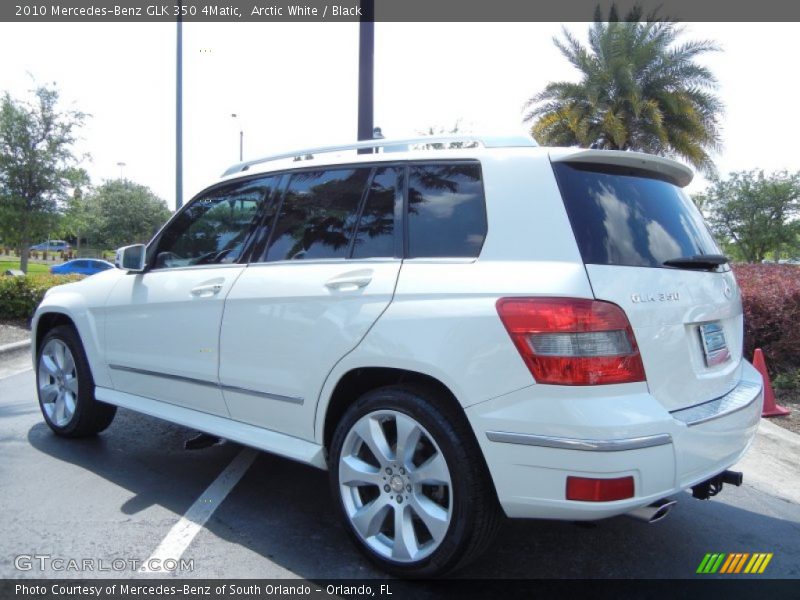 Arctic White / Black 2010 Mercedes-Benz GLK 350 4Matic
