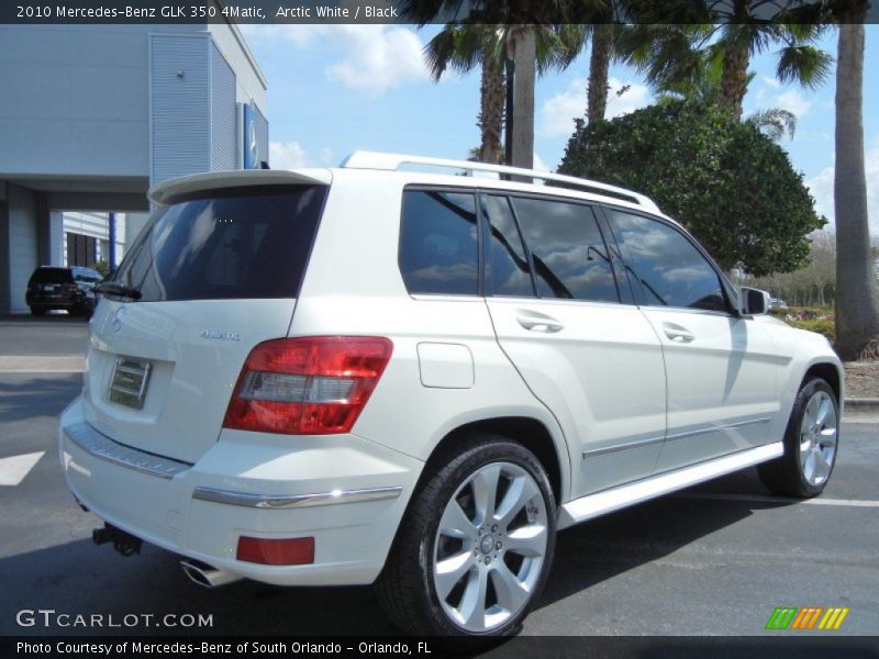 Arctic White / Black 2010 Mercedes-Benz GLK 350 4Matic