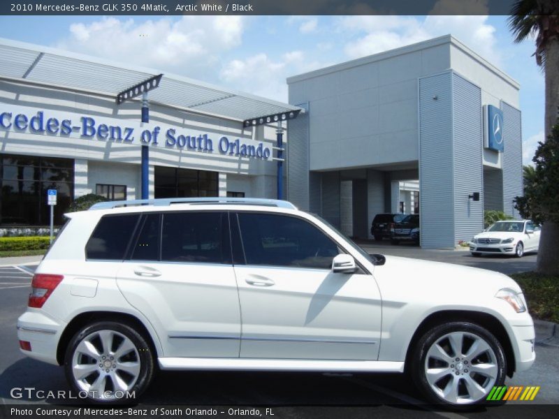 Arctic White / Black 2010 Mercedes-Benz GLK 350 4Matic