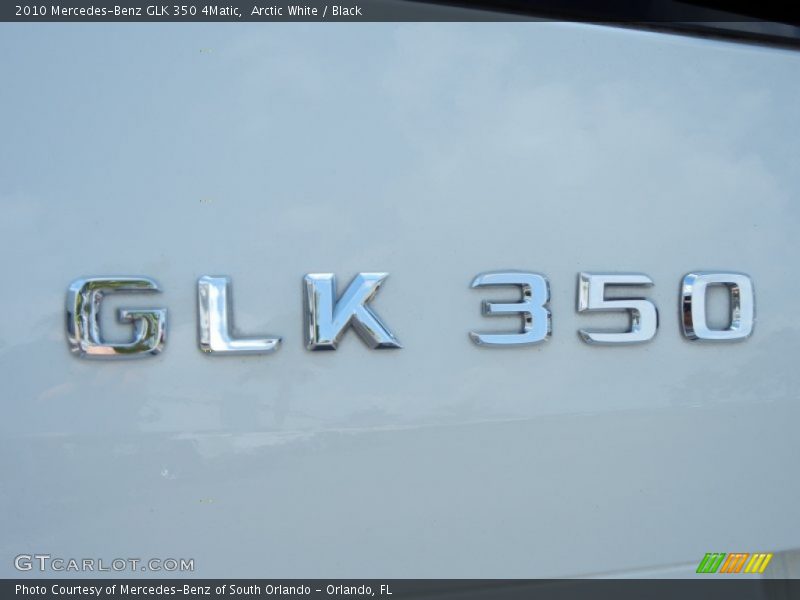 Arctic White / Black 2010 Mercedes-Benz GLK 350 4Matic