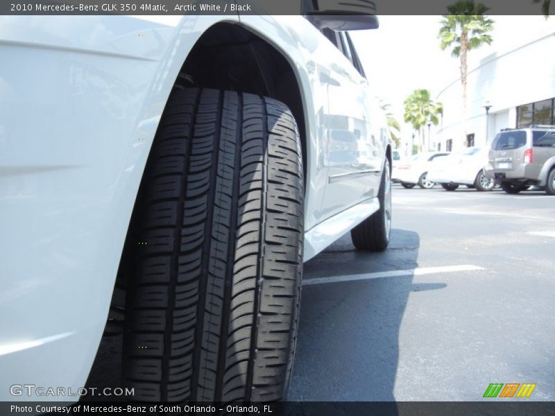 Arctic White / Black 2010 Mercedes-Benz GLK 350 4Matic