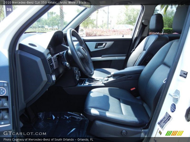 Arctic White / Black 2010 Mercedes-Benz GLK 350 4Matic