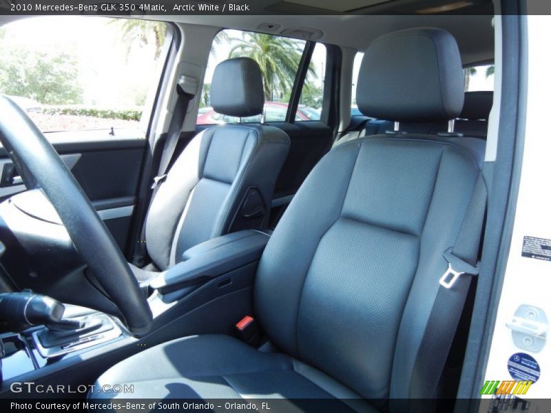 Arctic White / Black 2010 Mercedes-Benz GLK 350 4Matic