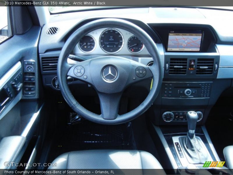 Arctic White / Black 2010 Mercedes-Benz GLK 350 4Matic