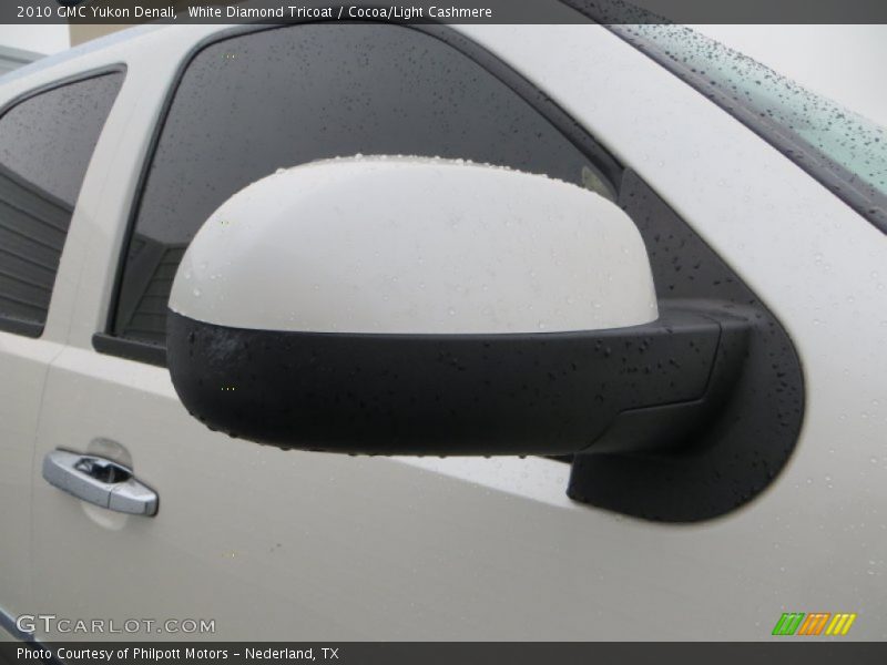 White Diamond Tricoat / Cocoa/Light Cashmere 2010 GMC Yukon Denali