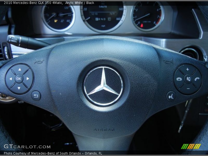 Arctic White / Black 2010 Mercedes-Benz GLK 350 4Matic