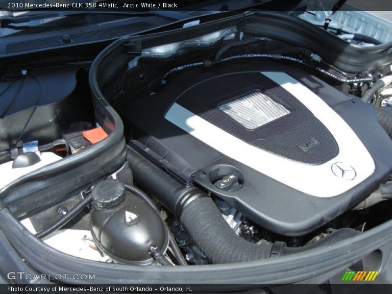 Arctic White / Black 2010 Mercedes-Benz GLK 350 4Matic