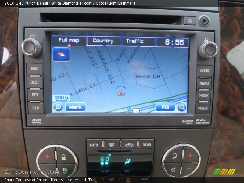 Navigation of 2010 Yukon Denali