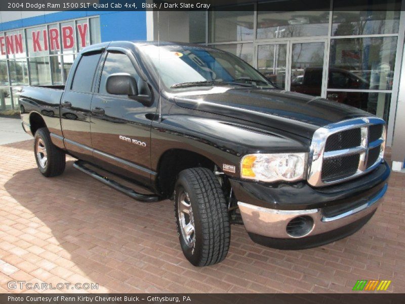 Black / Dark Slate Gray 2004 Dodge Ram 1500 SLT Quad Cab 4x4