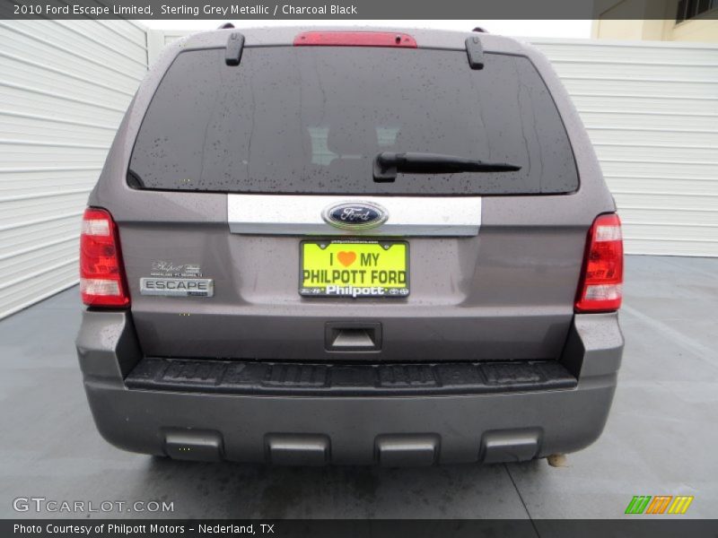 Sterling Grey Metallic / Charcoal Black 2010 Ford Escape Limited