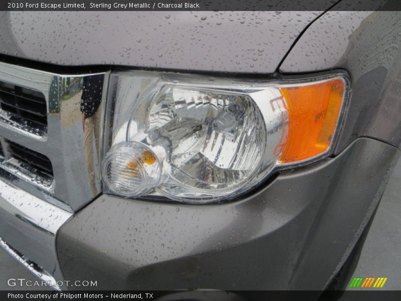 Sterling Grey Metallic / Charcoal Black 2010 Ford Escape Limited