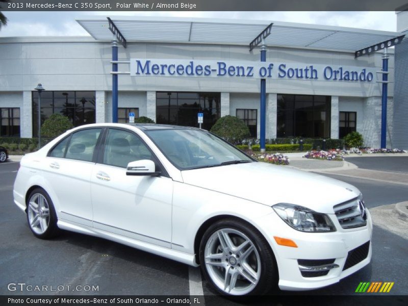 Polar White / Almond Beige 2013 Mercedes-Benz C 350 Sport