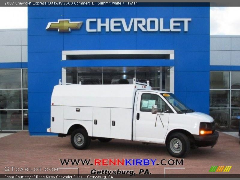 Summit White / Pewter 2007 Chevrolet Express Cutaway 3500 Commercial