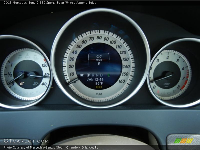 Polar White / Almond Beige 2013 Mercedes-Benz C 350 Sport