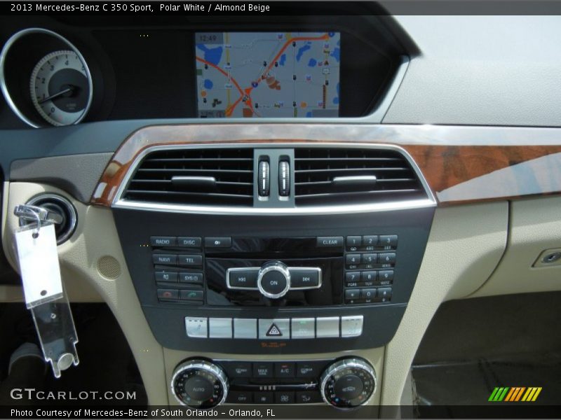 Polar White / Almond Beige 2013 Mercedes-Benz C 350 Sport
