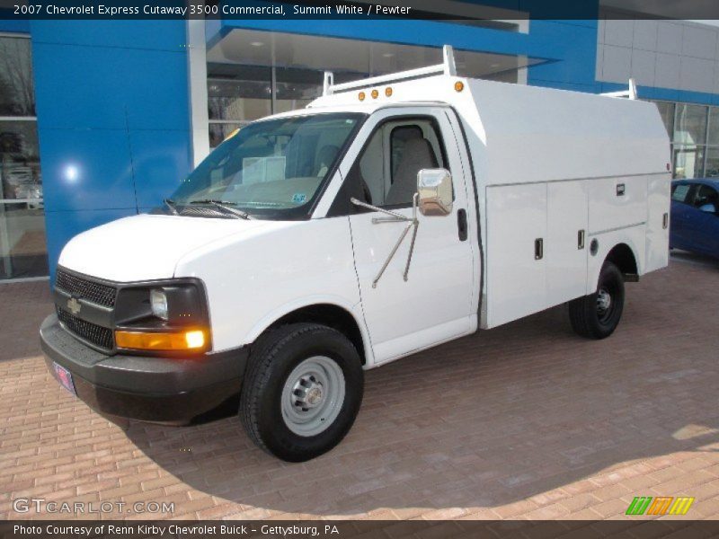 Summit White / Pewter 2007 Chevrolet Express Cutaway 3500 Commercial