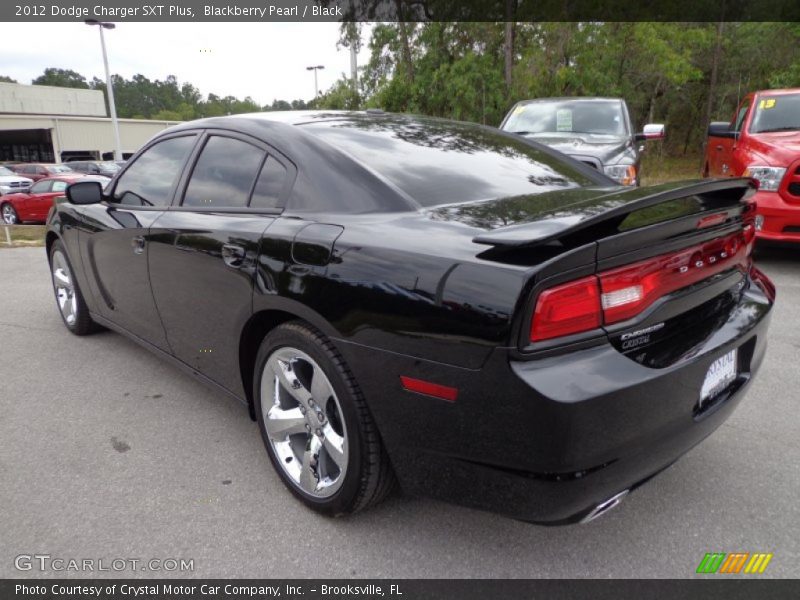 Blackberry Pearl / Black 2012 Dodge Charger SXT Plus