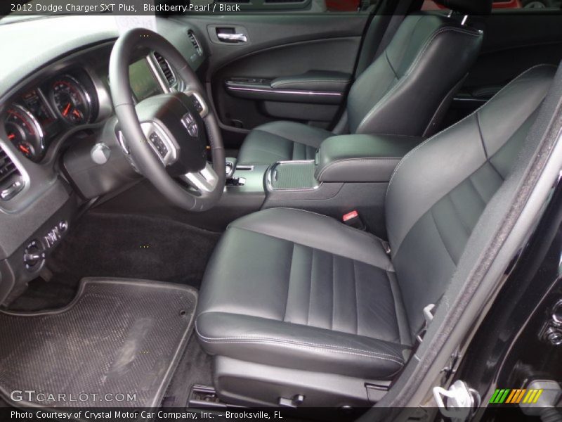  2012 Charger SXT Plus Black Interior
