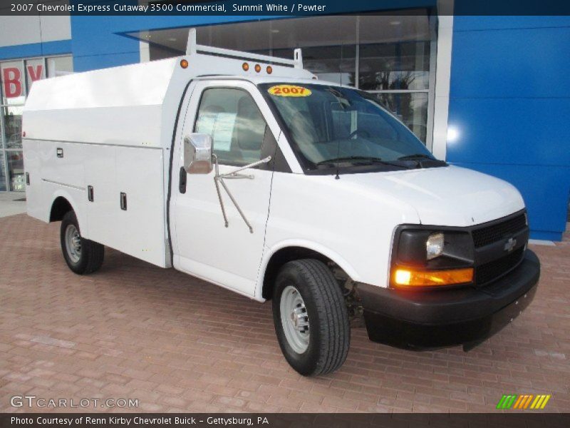 Summit White / Pewter 2007 Chevrolet Express Cutaway 3500 Commercial