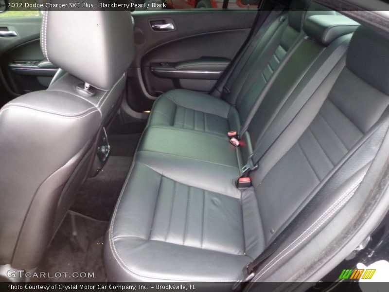 Rear Seat of 2012 Charger SXT Plus
