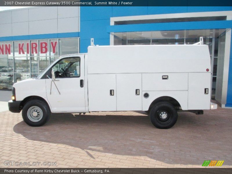 Summit White / Pewter 2007 Chevrolet Express Cutaway 3500 Commercial