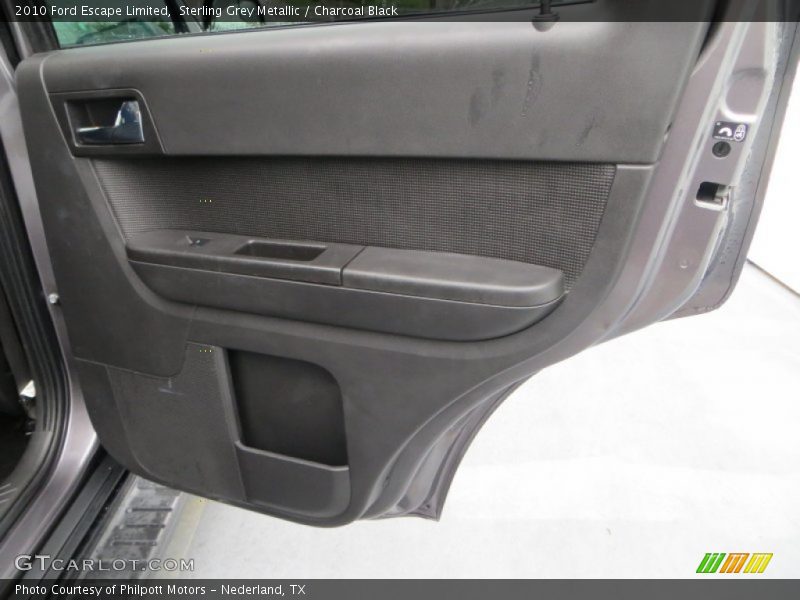 Sterling Grey Metallic / Charcoal Black 2010 Ford Escape Limited