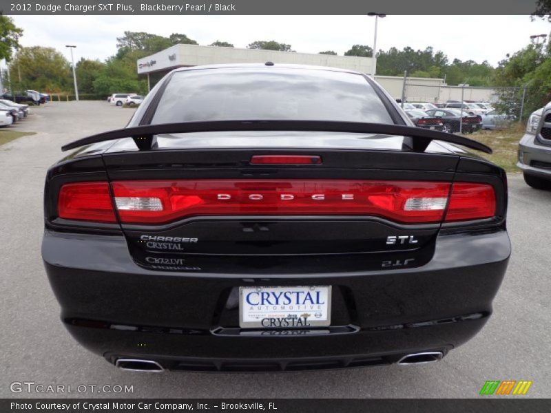 Blackberry Pearl / Black 2012 Dodge Charger SXT Plus