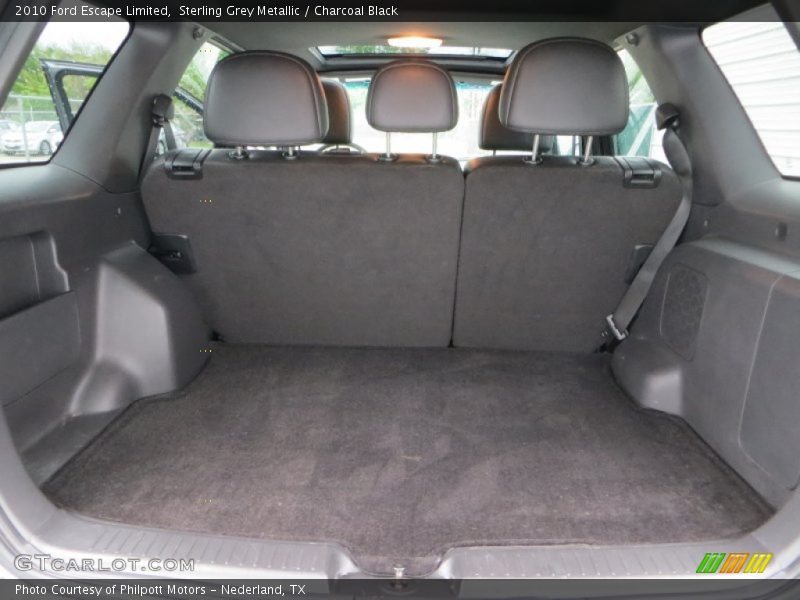 Sterling Grey Metallic / Charcoal Black 2010 Ford Escape Limited