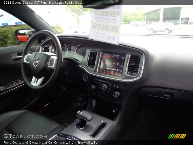 Blackberry Pearl / Black 2012 Dodge Charger SXT Plus