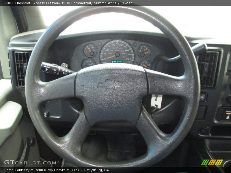 Summit White / Pewter 2007 Chevrolet Express Cutaway 3500 Commercial
