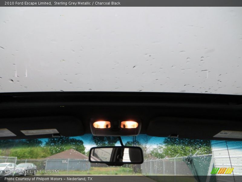 Sterling Grey Metallic / Charcoal Black 2010 Ford Escape Limited