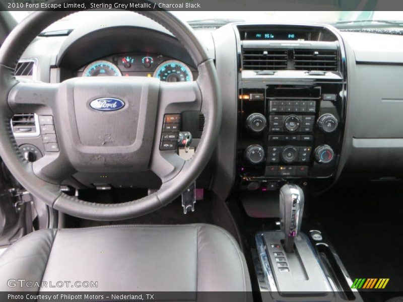 Sterling Grey Metallic / Charcoal Black 2010 Ford Escape Limited