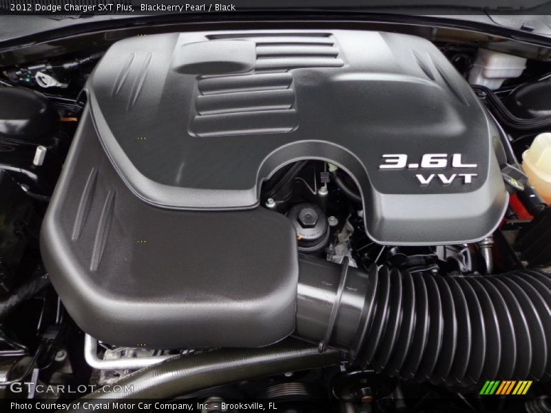 Blackberry Pearl / Black 2012 Dodge Charger SXT Plus