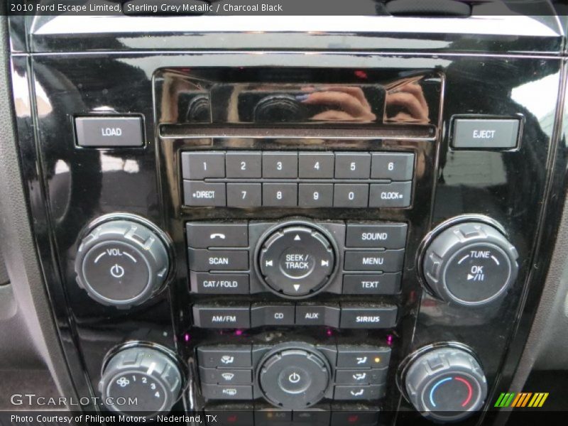 Sterling Grey Metallic / Charcoal Black 2010 Ford Escape Limited