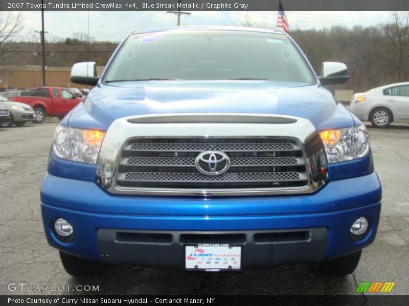 Blue Streak Metallic / Graphite Gray 2007 Toyota Tundra Limited CrewMax 4x4