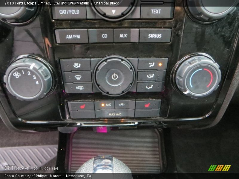 Sterling Grey Metallic / Charcoal Black 2010 Ford Escape Limited