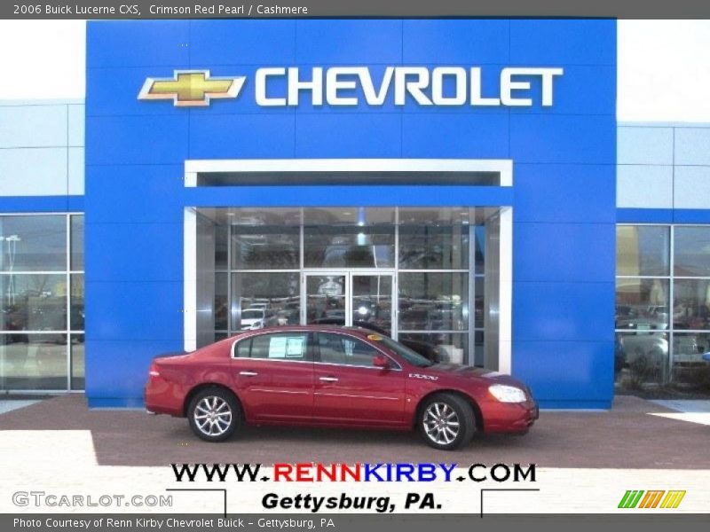 Crimson Red Pearl / Cashmere 2006 Buick Lucerne CXS