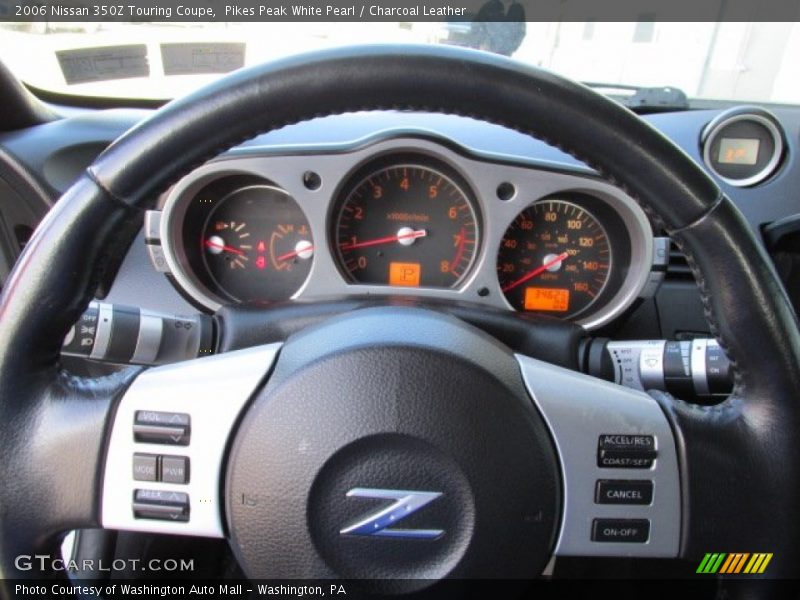 Pikes Peak White Pearl / Charcoal Leather 2006 Nissan 350Z Touring Coupe