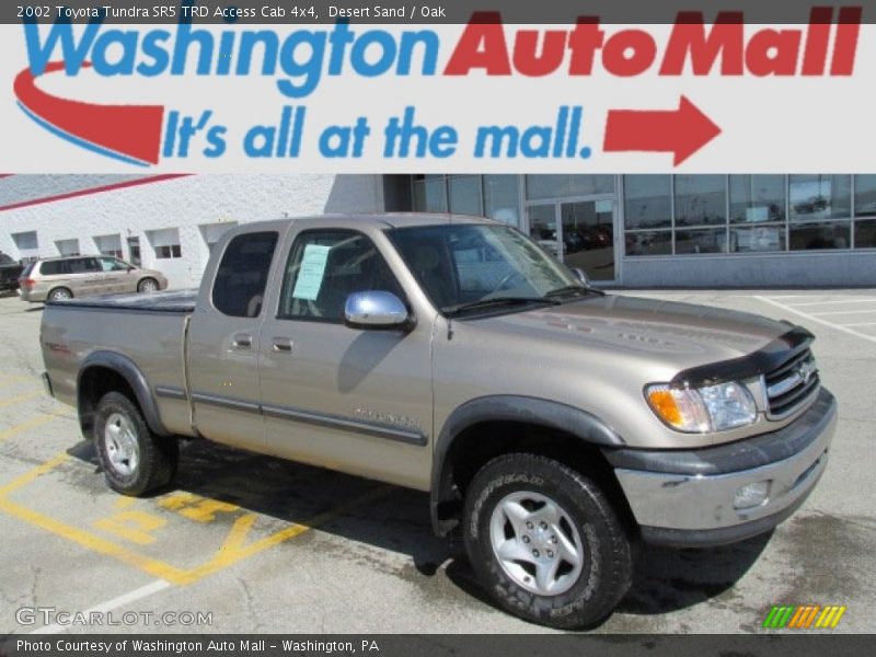 Desert Sand / Oak 2002 Toyota Tundra SR5 TRD Access Cab 4x4