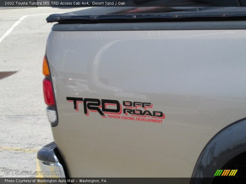 Desert Sand / Oak 2002 Toyota Tundra SR5 TRD Access Cab 4x4