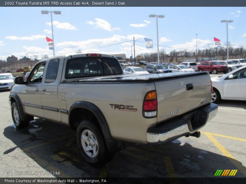Desert Sand / Oak 2002 Toyota Tundra SR5 TRD Access Cab 4x4