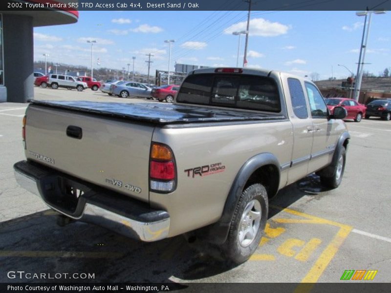 Desert Sand / Oak 2002 Toyota Tundra SR5 TRD Access Cab 4x4