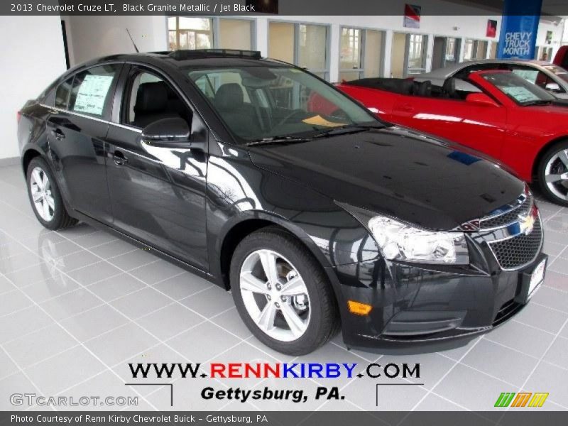 Black Granite Metallic / Jet Black 2013 Chevrolet Cruze LT