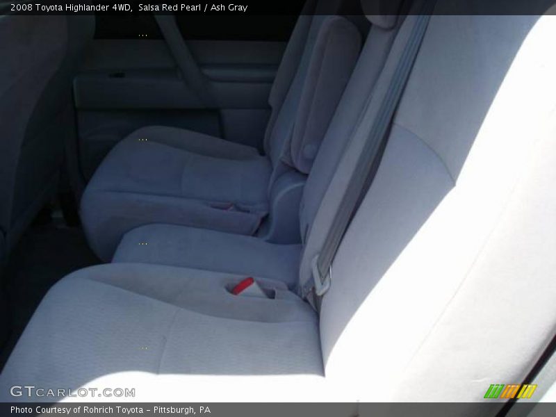 Salsa Red Pearl / Ash Gray 2008 Toyota Highlander 4WD