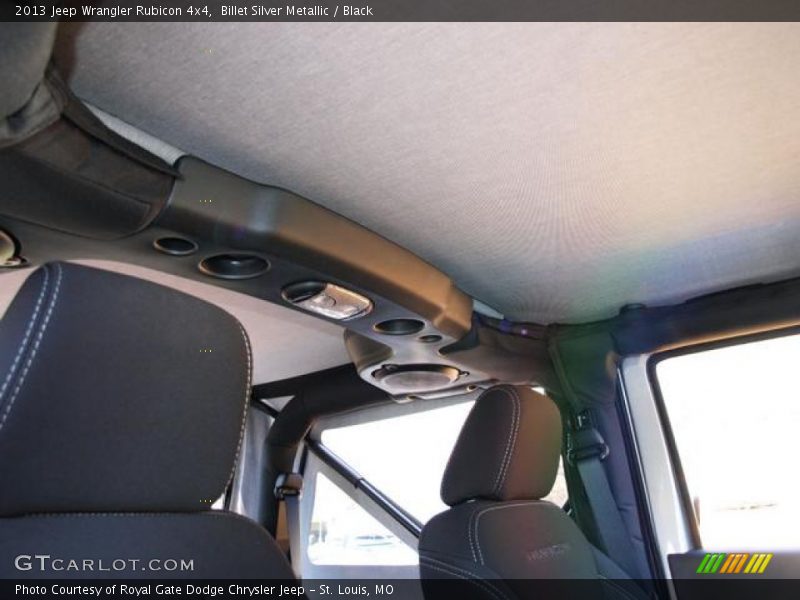 Billet Silver Metallic / Black 2013 Jeep Wrangler Rubicon 4x4