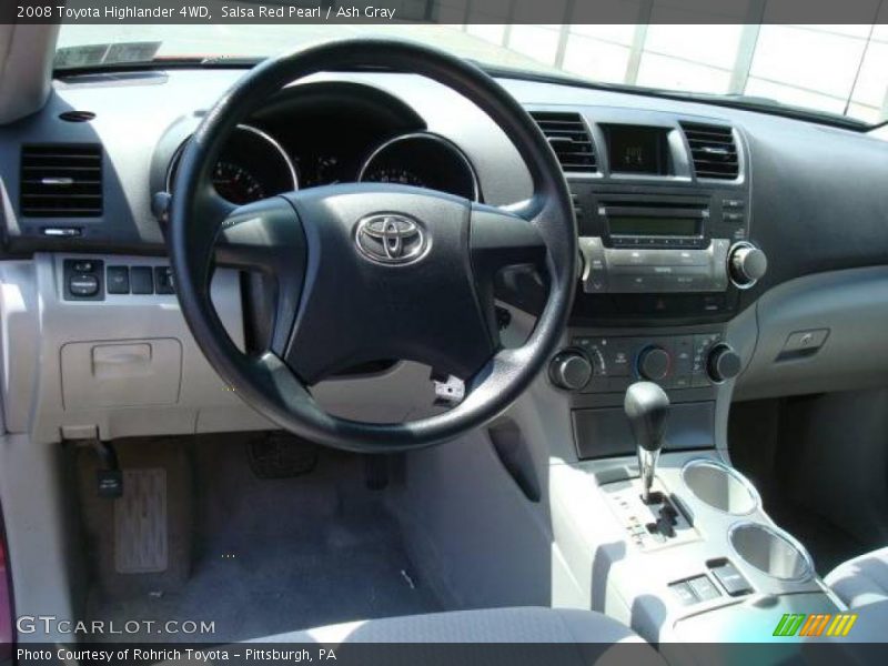 Salsa Red Pearl / Ash Gray 2008 Toyota Highlander 4WD