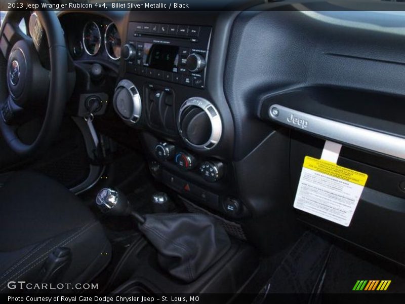 Billet Silver Metallic / Black 2013 Jeep Wrangler Rubicon 4x4